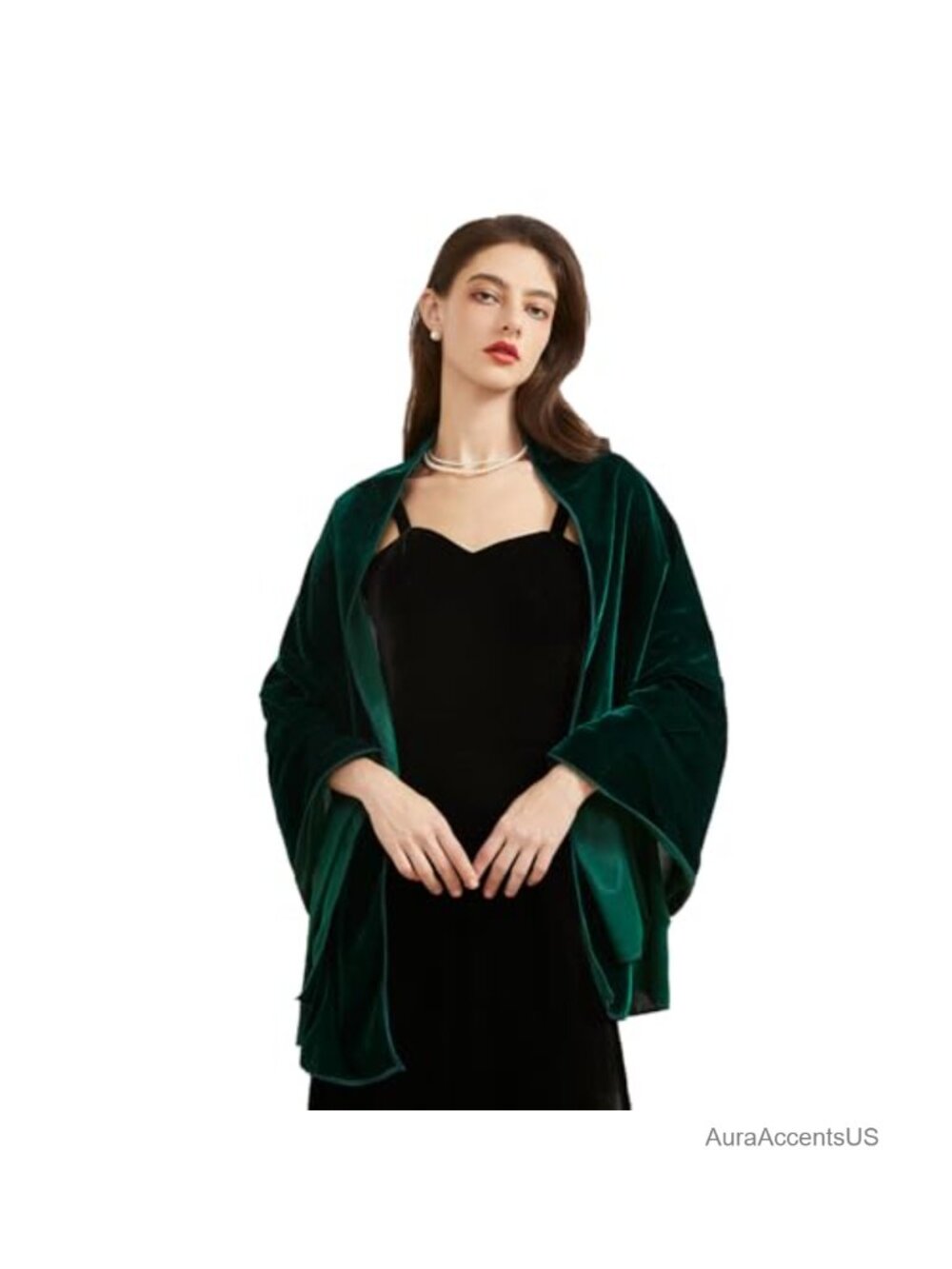 Velvet Shawl Wrap Women Evening Dress Scarf Formal Pashmina